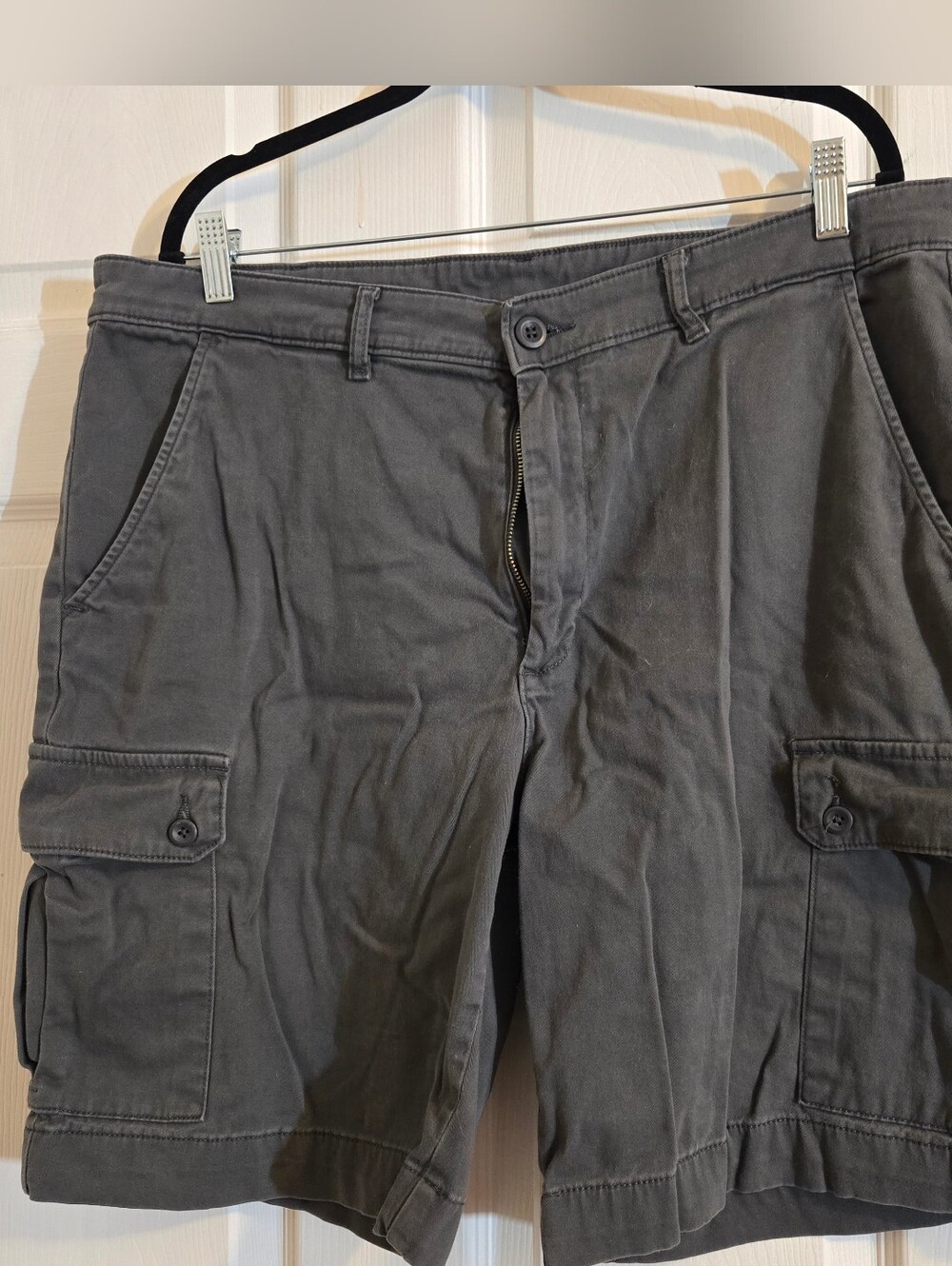 St. John's Bay Charcoal Gray Cargo Shorts